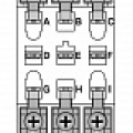 Разъем для втычного SUSOL MCCB ASS'Y, CONNECTOR KIT, TD160~TS800