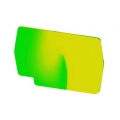 000446442T Концевой сегмент на клеммники PYK2,5 (желто-зеленый); NPP/PYK 1,5/2,5 Klemsan