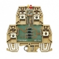 000110030N Клеммник 2-х ярусный с электронными компонентами (схема 3); WG-EKI-C-корпус MDB Klemsan