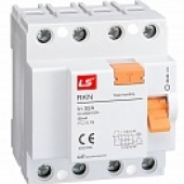 Дифференциальный выключатель нагрузки (УЗО) RKN 4P 32A 100mA Дифференциальный выключатель нагрузки (УЗО) RKN 4P 32A 100mA