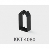553345  KKT 4080 Держатель кабеля для к-к; 40x80 (Черный) (упак 10 шт)