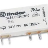 Реле ультратонкое 34.51.7.060.0010 FINDER