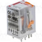 РЕЛЕ R4N2014231060WT  4CO, 7A(230VAC), 60VDC, МЕХ. ИНД., ТЕСТ-КНОПКА