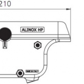 Изолированный держатель башмака токоприемника ALINOX HP 900-1300