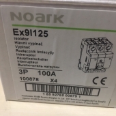 ВЫКЛЮЧАТЕЛЬ НАГРУЗКИ РАЗЪЕДИНИТЕЛЬ EX9I125 1P 100A 85012 NOARK ВЫКЛЮЧАТЕЛЬ НАГРУЗКИ РАЗЪЕДИНИТЕЛЬ EX9I125 1P 100A 85012 NOARK