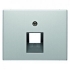 Центральная панель для розетки UAE цвет: алюминий K.5 Berker  14077003
