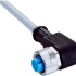 Соединительный кабель SICK 2м, 4 жилы,PVC  угловой разьем М12 4-pin