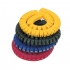 519516, Маркировка кабеля (кольцо) KEB 1 (0,5...1,5 мм.кв.), без надписей, (синий)