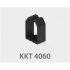 553355  KKT 6040 Держатель кабеля для к-к; 60x40 (Черный) (упак 10 шт)